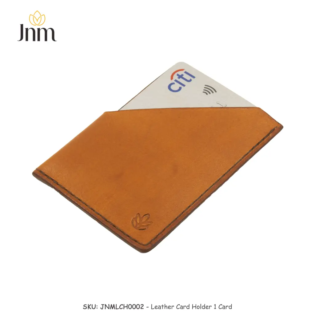 Leather Card Holder 1 Card