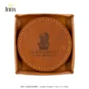 Leather Coaster - Set of 6 + Base